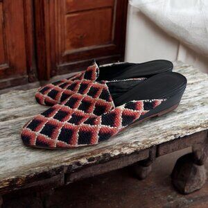 RACHEL COMEY Wald Needlepoint Wedge Loafers Size 6